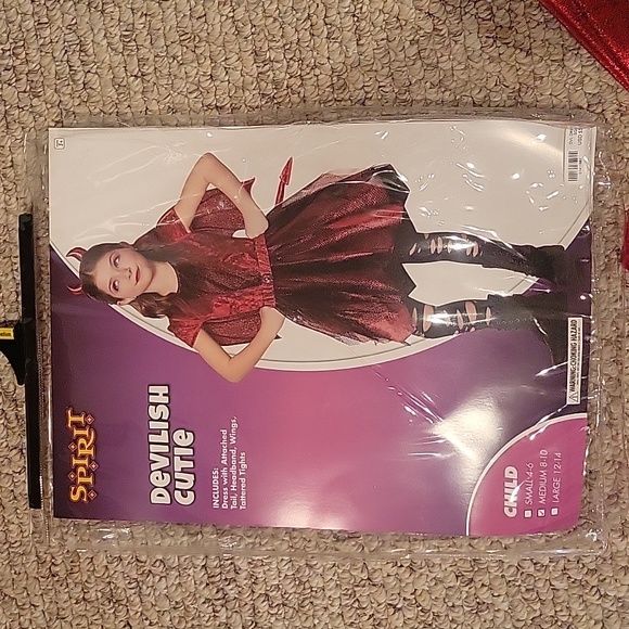 Devilish Cutie Kids M costume - Picture 1 of 4